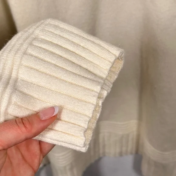 By Anthropologie cozy essential ribbed mock neck button shoulder knit sweater XL - Picture 5 of 14